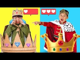 Rey Pobre Eric vs Rey Rico Kaden en duelo mágico 👑✨