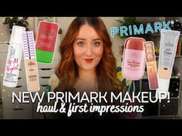 FULL FACE OF *NEW* PRIMARK MAKEUP! Haul & First Impression Try On Review SPF Primer, CC Cream & MORE