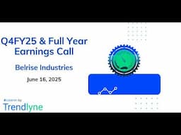 Belrise Industries Earnings Call for Q4FY25 and Full Year