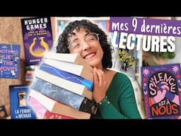 Mes 9 derniers ROMANS lus 📚 que des belles découvertes 🌻📖