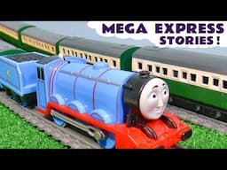 Gordon and the Mega Express Toy Train Stories with Thomas Trains