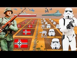 10,000,000 Stormtrooper Army VS WW2 Stormtrooper Army... - UEBS 2: Star Wars Mod