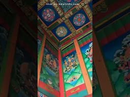 where art, spirituality, and nature meet ❤ #hwwtreks #nature #trekking  #BuddhistArt #SacredSpaces