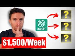 I Found The 3 Most Unsaturated Ways To Make Money Online with ChatGPT ($250 Per Day)