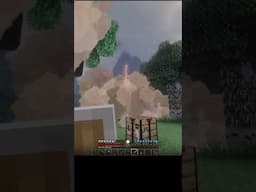 Minecraft, but the Volcano Explodes!  #minecraft