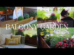HOW TO CREATE A COZY AND FLOWERY APARTMENT BALCONY / DIY & DECORATION IDEAS /🌷🌼🪻