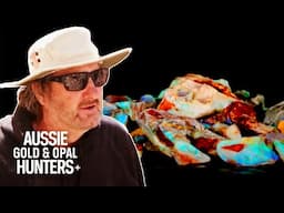 The Blacklighters Get Their Hands On White & Crystal Seam Opal Worth $65,000! | Outback Opal Hunters
