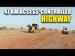 47 KM Access-Controlled Highway: Kalyanpur - Balbhadarpur Work Progress | Megha Engineering