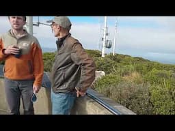 Bluff, The bottom of NZ. Love them cell towers right next to the observation deck.