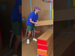 Building a Hurricane Proof CARDBOARD Fort! 🌪️
