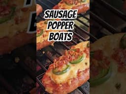 Sausage Jalapeno Popper Boats | The PERFECT PARTY FOOD!