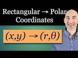 Convert Rectangular Coordinates to Polar Coordinates (Formulas & Examples)