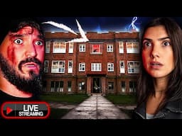 GHOST HUNTING in SAM & COLBY'S HAUNTED SCHOOL w/ SPECIAL GUESTS