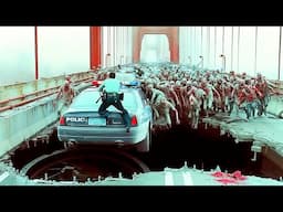 Survivors lure ZOMBIES from all over town to a DEAD-END BRIDGE that DESTROYS ANYTHING