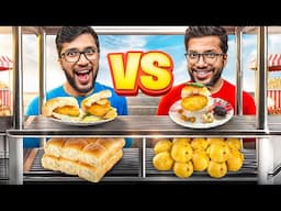 VADA PAAV MAKING BATTLE ! ME VS MY BROTHER
