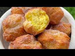 How to make 🍊Doughnuts (No-Yeast). Made these delicious donuts with fresh orange. Must try!