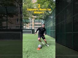 3 Signature Moves For Wingers⚽️⚡️#footballshorts #soccershorts #footballskills #soccerskills