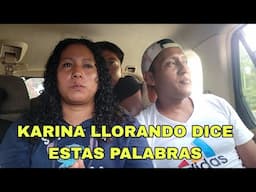 KARINA se despide de su familia tiene un mal presentimiento😭