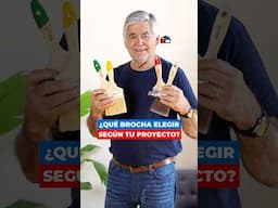 ¿Qué brocha elegir según tu proyecto?