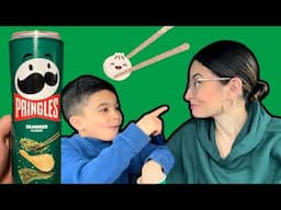Trying SEAWEED Flavoured PRINGLES Chips