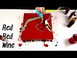 # 772 - 🍷Pinterest Palette for the WIN!! ~ Acrylic Painting Blow Out Tutorial