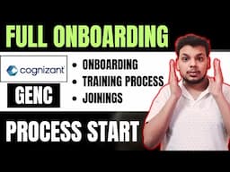 Cognizant GenC Hiring | Full Onboarding & Joining Process | Offer Letter | Trainings | 2025