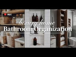 EASY NEW AMAZON Home Luxury Bathroom Organization & Storage Ideas | Renter Friendly Home Decor Ideas