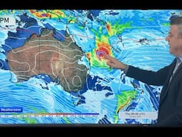 Oz: - Tracking the showers & a Coral Sea low