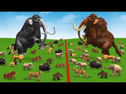 Animal Epic Battle -Wild Animals vs Dinosaurs vs Prehistoric Mammals Animal Revolt Battle Simulator