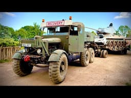 Recovering a T-34 Tank with a Scammell Recovery Truck!