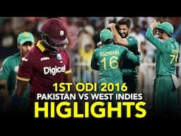Highlights | Pakistan vs West Indies | 1st ODI, 2016 | PCB | MR1K