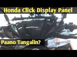 How to remove fairing of Panel Board o Display of Honda Click