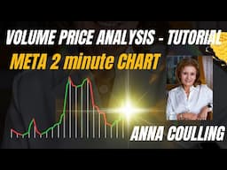 Learn how to stay in the trend using volume price analysis on a 2 minute chart for META