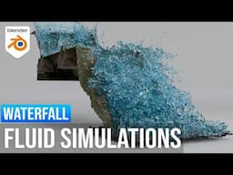 Fluid Simulations Blender Tutorial | How To Make Water in blender | No Addon
