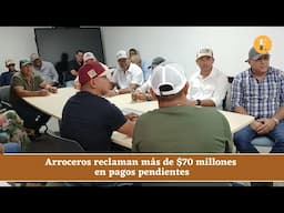 Arroceros reclaman más de $70 millones en pagos pendientes
