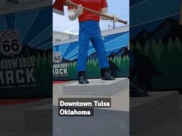 Route # 66 Downtown Tulsa  Oklahoma