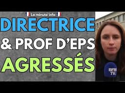 UNE DIRECTRICE D'ÉCOLE ET UN PROF D'EPS AGRESSÉS ( ET PLEIN D'AUTRES )