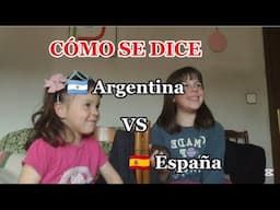 MISMO SIGNIFICADO 🤔 DIFERENTES PALABRAS 🇦🇷🇪🇸 #argentinosenespaña