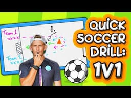 Quick soccer drills: 1v1 (for ages 5-12) ⚽️