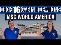 MSC World America Cabin Deck 16 Revealed! | Tall Man’s Cruise Adventures Full Tour