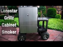 Lonestar Grillz Insulated Cabinet Smoker (IVS) Walk Through and Seasoning - Smokin' Joe's Pit BBQ
