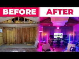 I Turned My Backyard Shed Into a $200,000 Recording Studio!!