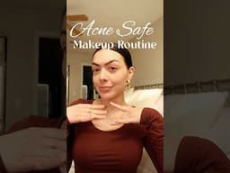 Acne Safe Makeup Routine ✨ #acnetreatment #makeuptutorial