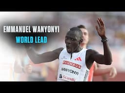 Emmanuel Wanyonyi Runs World-Leading 1:41.95 in Stockholm 800m Showdown
