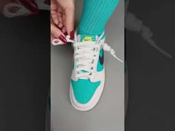 Shoelaces Nike Jordan 1 low, Shoe Lace Styles Knot 👟