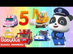Lima Mobil Kecil & Neo🚗🚓🚒| Lagu Anak-anak | Lagu mobil | Ayo ! Neo | BabyBus Bahasa Indonesia