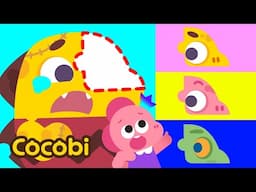 Zombie Puzzle Faces🧟‍♀️🧩 + and More 24/7 Songs for Kids | Cocobi