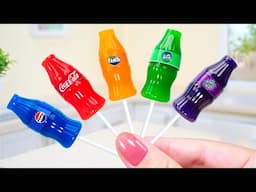 Rainbow Coca Cola Mini DIY 🍪🌈 | Colorful Cookie Hacks You’ll Love! Tiny Cakes