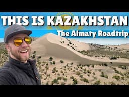 Road Trip Adventure through Remote Kazakhstan. Almaty's Golden Triangle. Singing Dune, Charyn Canyon