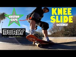 Custom Burly Pad Caps - Test & Review #kneeslide  #skateboarding